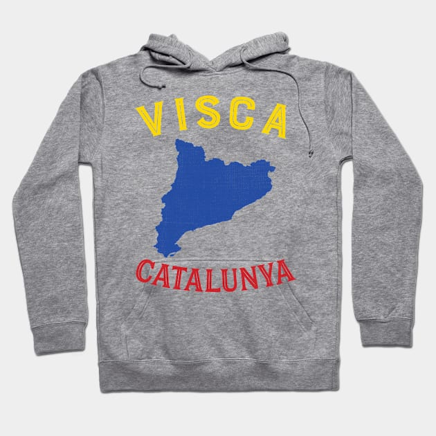 Visca - Catalunya Hoodie by phenomad